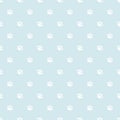 Childish vector background. Pastel Colors. Cute simple seamless pattern with paw prints.